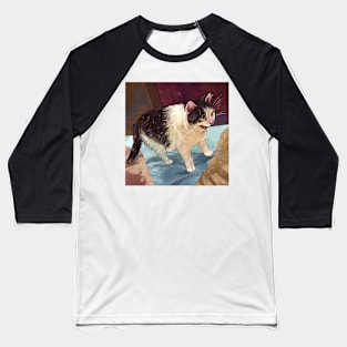 Confused Cat Baseball T-Shirt